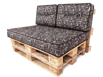 Подушка, матрас для скамейки из палеток -HOBBYGARDEN