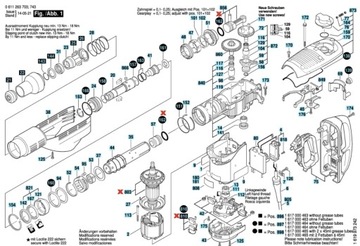 Вентилятор + подшипник ротора BOSCH GBH 7-45 7-46