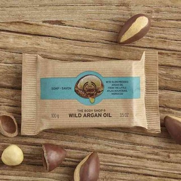 THE BODY SHOP WILD ARGAN OIL МЫЛО Кусковое мыло