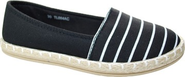 Кроссовки BLACK BRIGHT ESPADRILLES SLIPONS 32 размер