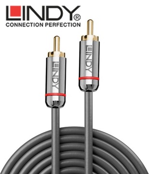 Lindy 35343 Коаксиальный кабель (RCA-RCA) Cromo Line - 10 м