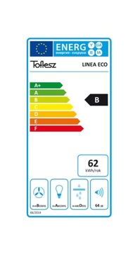 КУХОННАЯ ВЫТЯЖКА TOFLESZ LINEA ECO 90СМ ЧЕРНАЯ