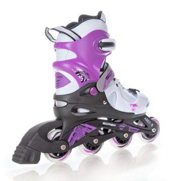 Коньки Screw Bella Черный/Фиолетовый 38-41 (26-28см)