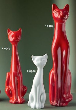 Figurka Kot ceramiczny 3 - 33 cm - 9 kolorów