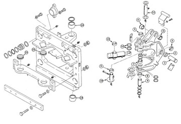 Штифт 135849A1 Втулки задней бабки CASE 580 K/SK/SLE/SM