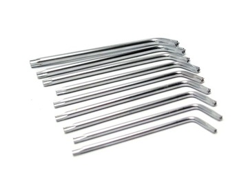КЛЮЧИ ШЕСТИГРАННЫЕ T10-T50 С ОТВЕРСТИЕМ 9 шт. TORX