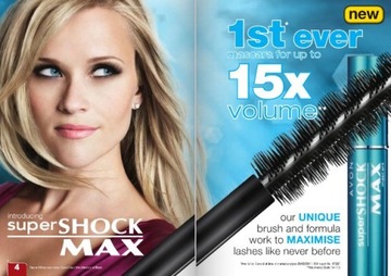 SUPERSHOCK MAX MASCARA ЧЕРНАЯ ТУШЬ ДЛЯ ОБЪЕМА AVON 10M