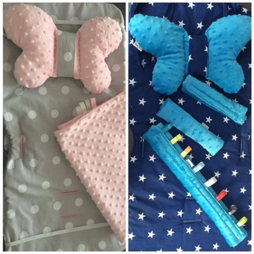 Комплект вкладышей и одеял для коляски Minky, 5 шт.