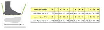 BALETKI ZŁOTE - ROZMIAR 25 - ABAKUS - W