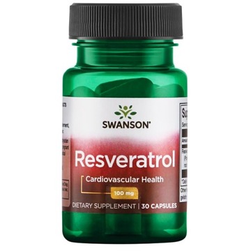 SWANSON RESVERATrol 100 СЕРДЦЕ Ресвератрол МОЛОДОЙ