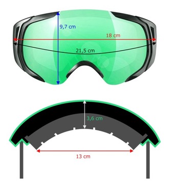 Лыжные очки ICE-Q Megeve 2 S2 с фильтром