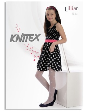 KNITTEX rajstopki LILLIAN lycra 20 den # 140-146