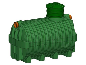 Osadnik SZAKK 3150l zbiornik na szambo wodę deszcz