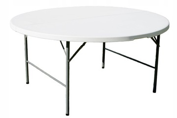 STÓŁ SKŁADANY OKRĄGŁY śr 122 cm cateringowy stolik