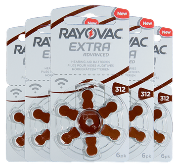 Rayovac Extra 312 EMF PR41 Слуховые батарейки 30 шт.