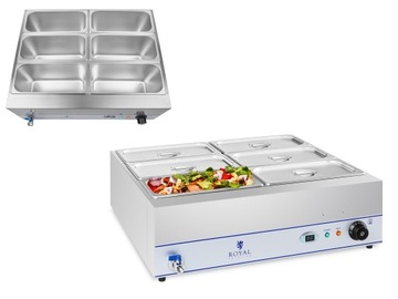 Водонагреватель с краном 6 x GN 1/3 2000Вт 230В Royal Catering