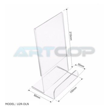 DL Plexi Leaflet Подставка для листовок U2R-N Устройство подачи