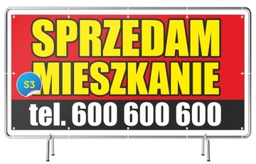 Solidny Baner 2x1m Sprzedam DOM/Działkę/Mieszkanie