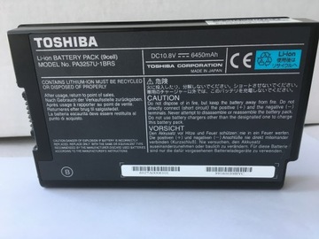 Toshiba Tecra S1 Bateria PA3257U-1BRS 6450mAh 10.8