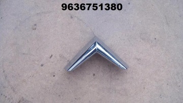 Citroen c5 эмблема значок хром бампер перед фото №1