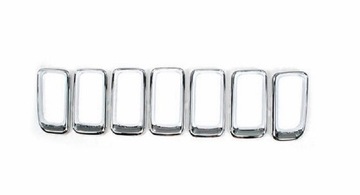 Jeep compass compas 2011-2015 решітка радіатора решітка хром фото №1