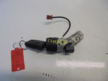 Замок зажигания ключ citroen c3 picasso 1.6 hdi фото №1