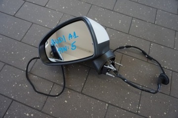 Дзеркало ліві audi a1 8x ls9r 5 кабелі pin фото №1