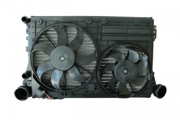 Комплект радіаторів вентилятор audi tt 1,8 2,0 tsi фото №1