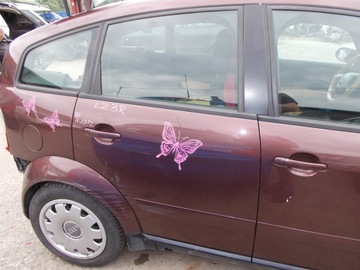 Audi a2 дверь правые зад задние комплектные lz3r фото №1