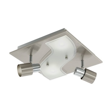 Shade square eglo 290 mm silvery, фото