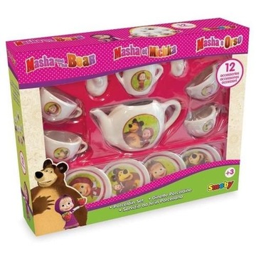 Toy masha 1 bear, set porcelain smiley face sm-310514, фото
