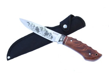 Knife hunter kandar poland deer tree complete-tang+ holster nd7, фото