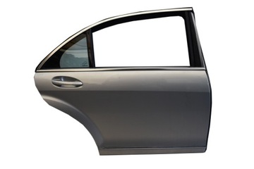 Двері праві задні заднє срібне mercedes s - class w221 long 05 - 13, фото