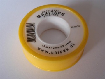 Teflon for gas / waters 12 m x 12 mm x 0, 1 mm plume, фото