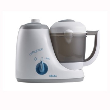 Beaba babycook оригинал plus grey (серый) blue, фото