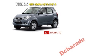 Заглушка бампера до фаркопа перед daihatsu terios j2 2006-2008, фото