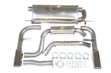 Volvo s40n/ v50 sport inlet and outlet system 2, 5", фото
