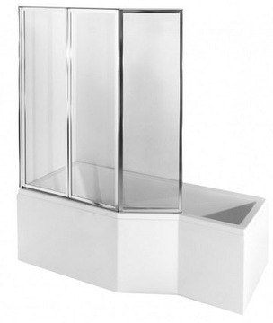 Trough angular acrylic besco integra 170 x 75 centimeters, фото