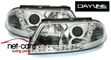 Рефлекторы переднее vw passat 3bg b5 dayline led подсветка s, фото