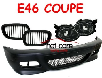 Бампер противотуманные фары ноздри bmw e46 m paket m3 coupe, фото