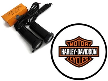 Welcoming light logo harley max power 2x7w 3-door, фото