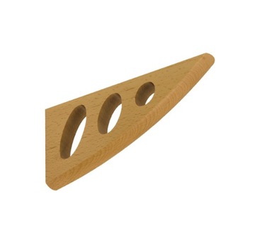 Fasteners support under shelves wooden eric 225 beech, фото