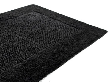 Carpet rough cotton strength design 80x160 black, фото
