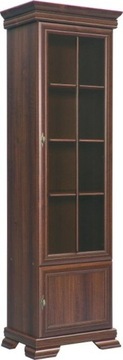 Showcase shades of brown matte 193 x 58 x 40 centimeters gala furniture bark samoa king, фото