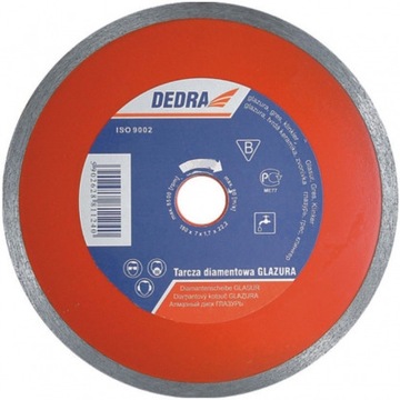 Dedra h1125 disk diamond 230/ 25, 4mm, gr 2, 1mm, фото