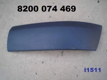 Renault clio 2 restyling overlay bumper left, фото