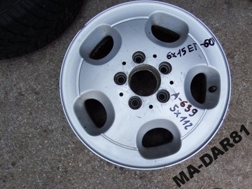Disk mercedes vito a638 w638 5x112 6x15 et60 a6384010002, фото