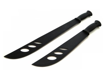 Set two maczet 58 centimeters 1 45 centimeters holsters n628b knife, фото