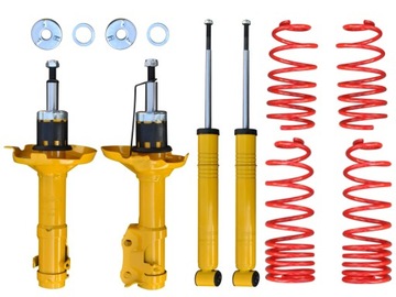 Suspension sports vw golf 3 vento 94-97r 40/ 40, фото