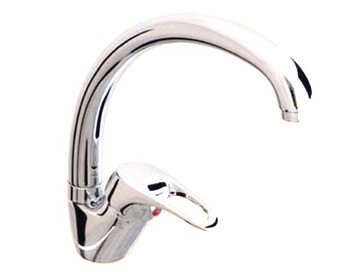 Battery atut sink freestanding oblique "s" chrome b395s, фото